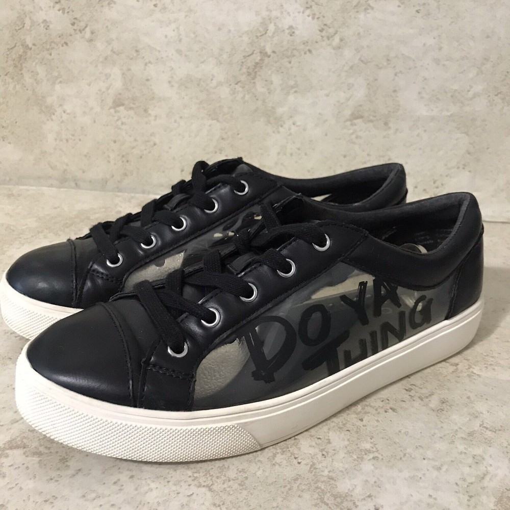 Aldo Sneakers Do Ya Thing Womens Size 8 Black Casual Athletic Shoes